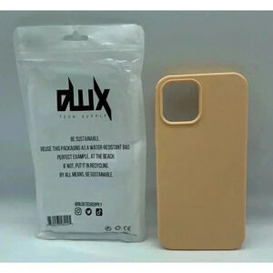 DLUX Peach‎ Silicone Case For iPhone 12 Pro Max Shockproof Anti-Scratch